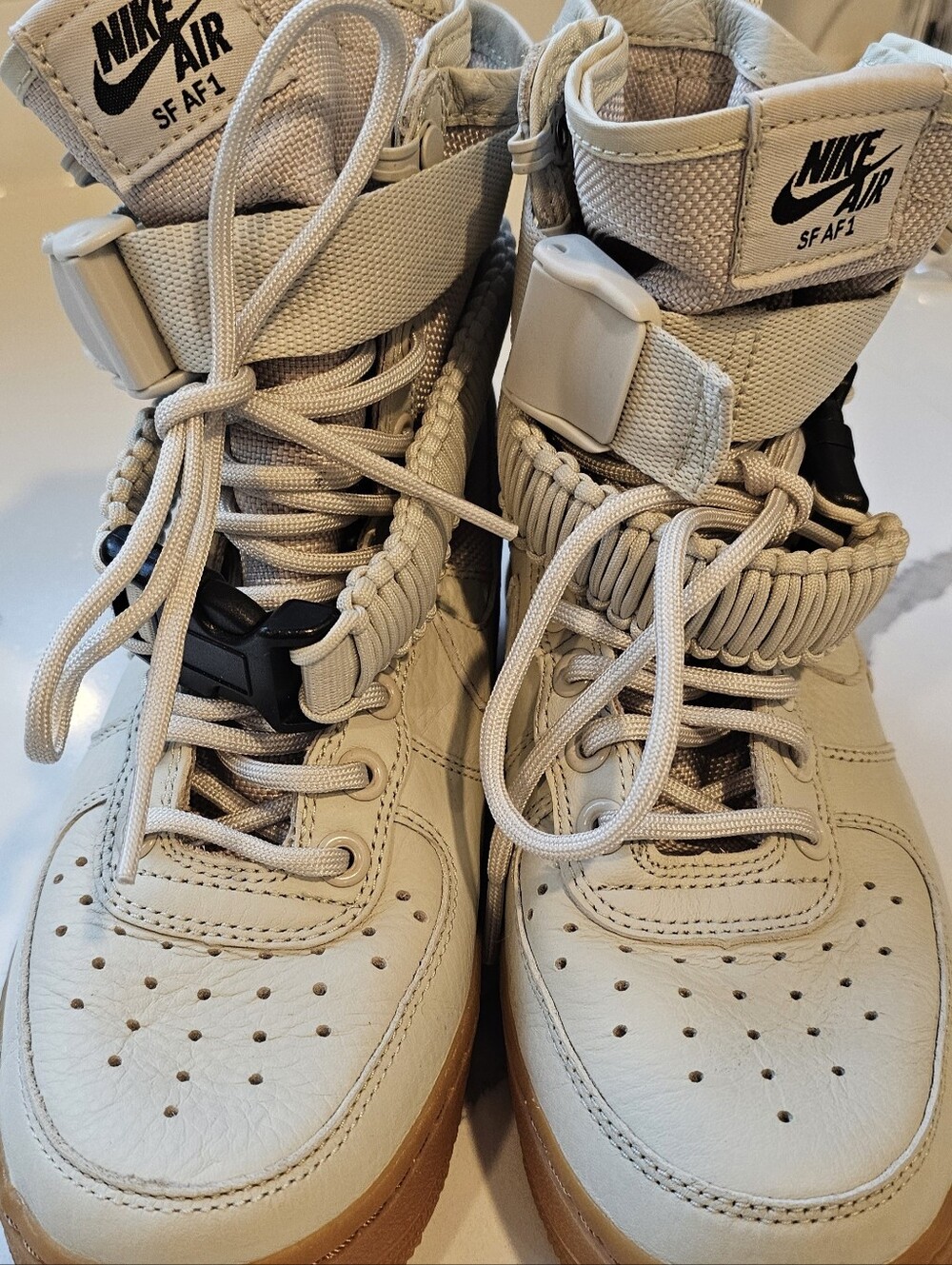 Nike Air SF AF1 High "Winterized" – Light Bone/Gum | Women's 5.5